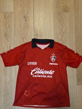 Atlas Red  Soccer Jersey with Logo